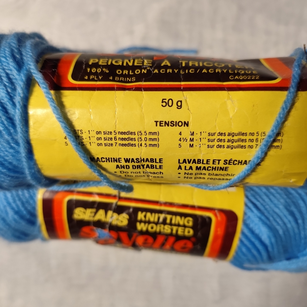 3/$30💜Sayelle Worsted Knitting Yarn Lot - 3 pack - Picture 3 of 3